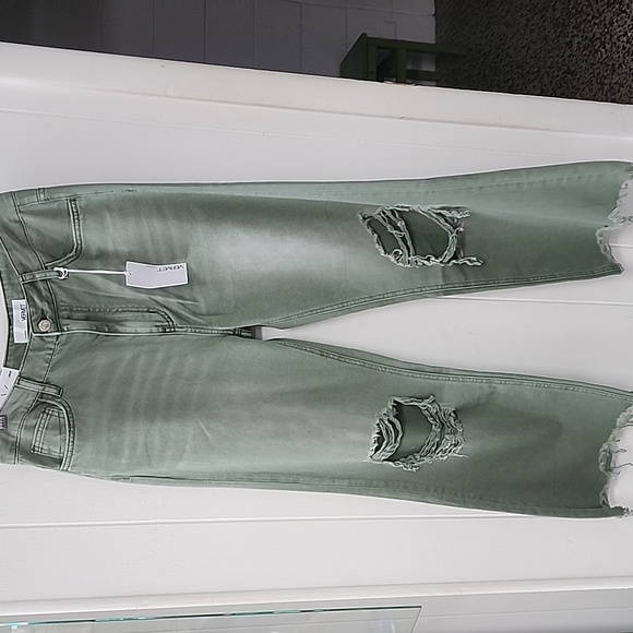 Nwt Vervet Leslie 90s Vintage Flare Jeans Sz 28 - Picture 2 of 3